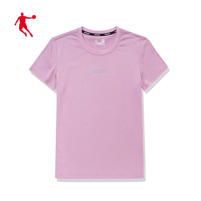 乔丹 Sports summer trend multicoloured T-shirt with a round collar for leisure, for beloved