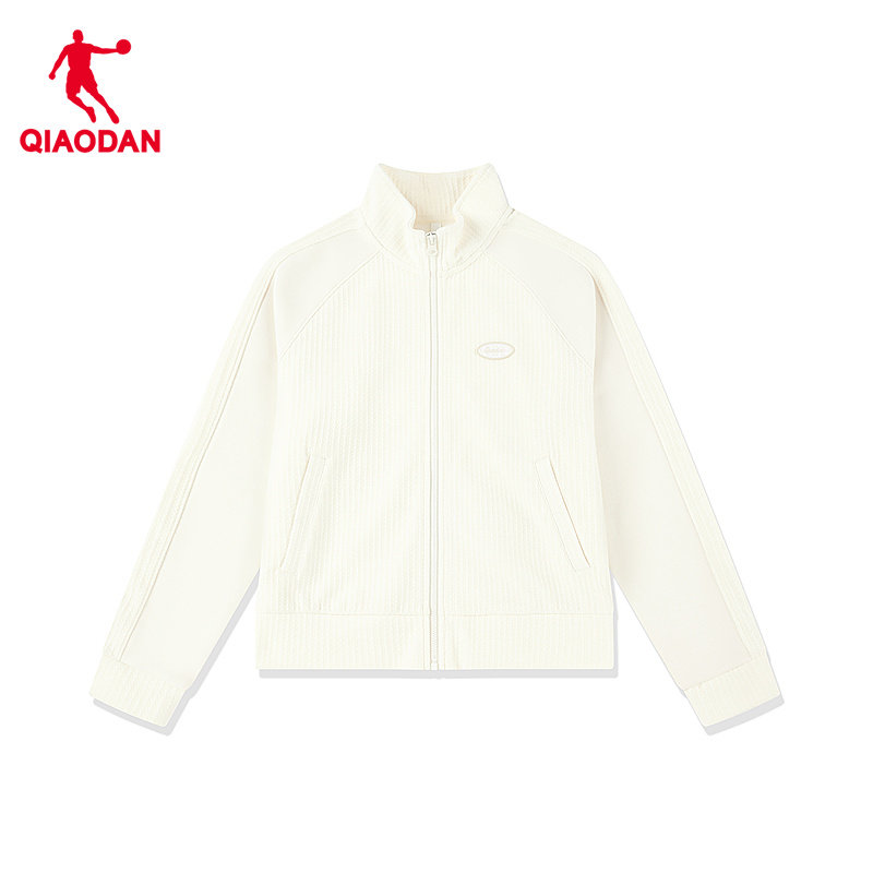 乔丹针织开衫女士冬季新款商场同款雪尼尔时尚拼接潮流外套上衣,淘宝优惠券,粉丝福利购,淘宝优惠卷