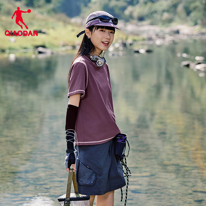 乔丹速干短袖t恤女士2026春季新款商场同款户外透气百搭时尚上衣,淘宝优惠券,粉丝福利购,淘宝优惠卷