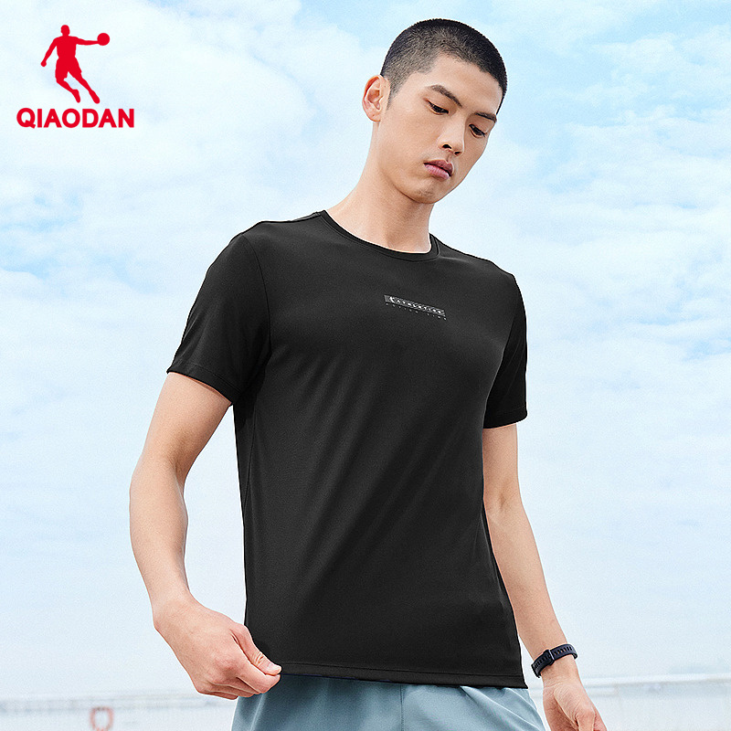乔丹运动短袖T恤衫男2024夏季新款男士跑步速干健身轻薄透气短t男 - 图2