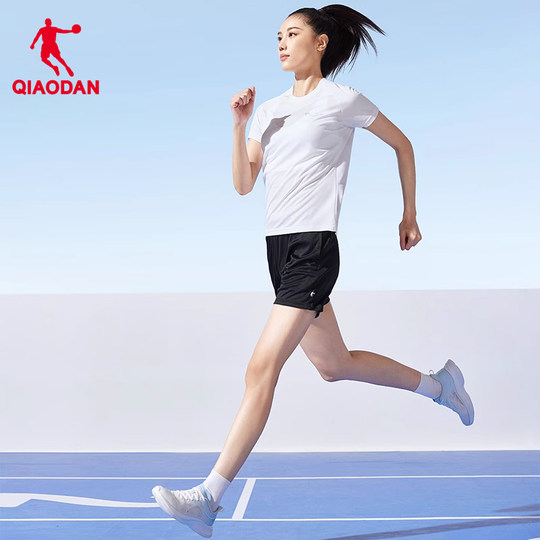 中国乔丹运动套装女2025夏季新款透气健身跑步运动服女士两件套女