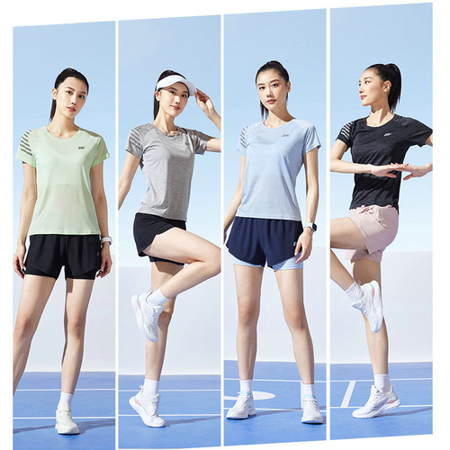 乔丹短袖T恤女子2024夏季轻薄透气女士跑步健身运动服冰丝速干t恤