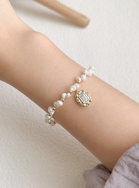 轻奢法式复古巴洛克淡水珍珠手链