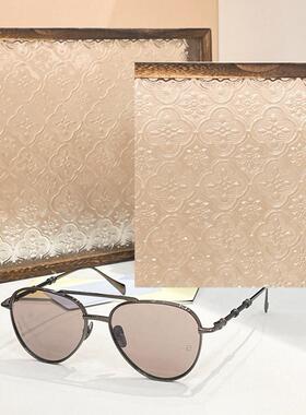 金属椭圆框男女款复古风遮阳墨镜