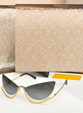 防紫外线墨镜男女框个性猫眼金属