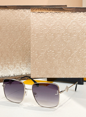 遮阳墨镜防紫外线金属方形男女款