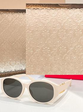 韩版椭圆框男女遮阳墨镜防紫外线