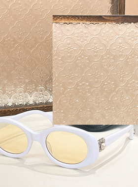 时尚韩版网红风遮阳墨镜男女椭圆