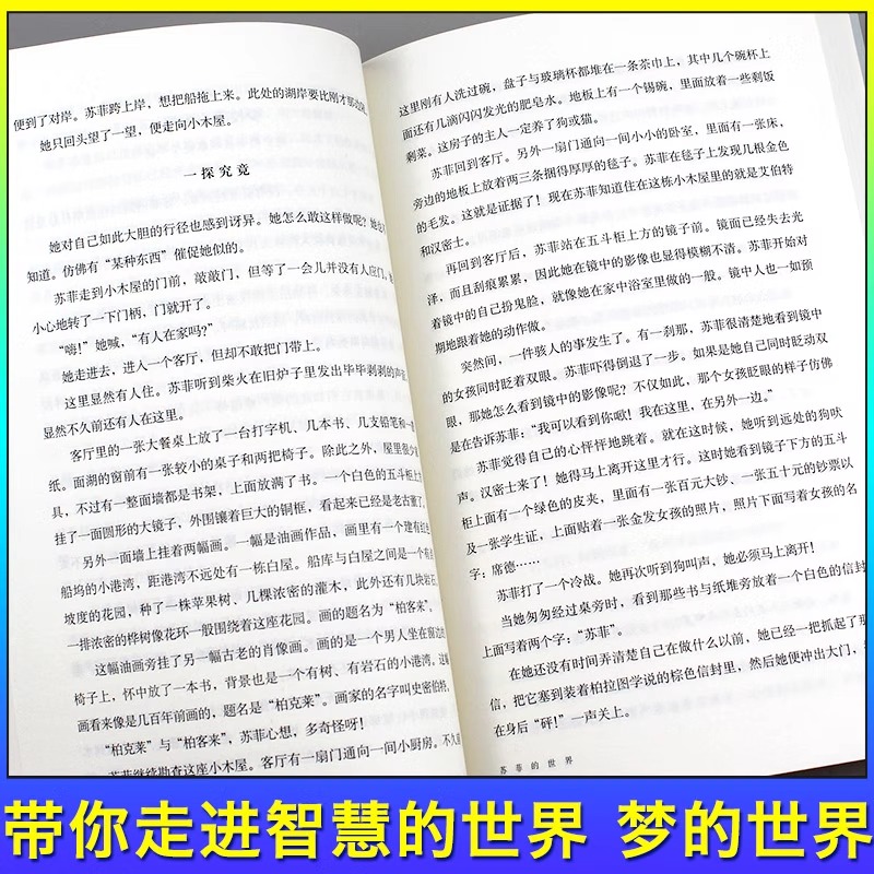 苏菲的世界 挪威 桥斯坦 贾德 萧宝森 著译 文学小说书 欧美暖心文学 获德国青少年文学奖 翻译成64种语言出版 - 图2