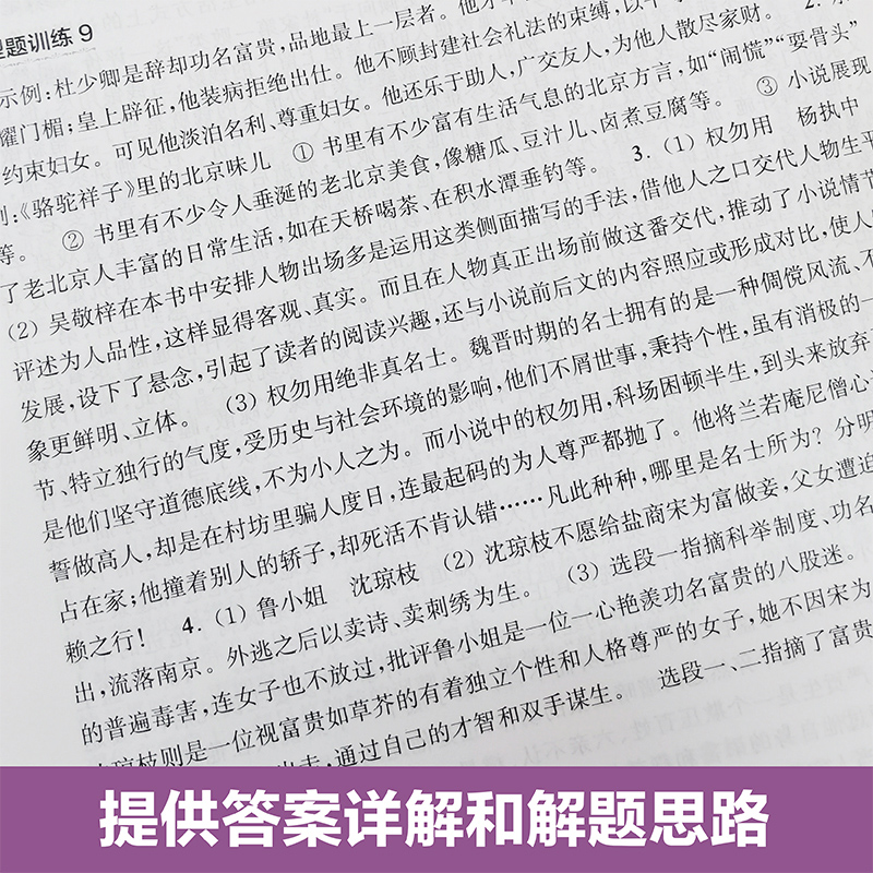 初中语文名著阅读高效训练九年级中考周计划华东理工大学出版社 艾青诗选水浒传儒林外史简爱初三9年级课外阅读练习中考真题 - 图3