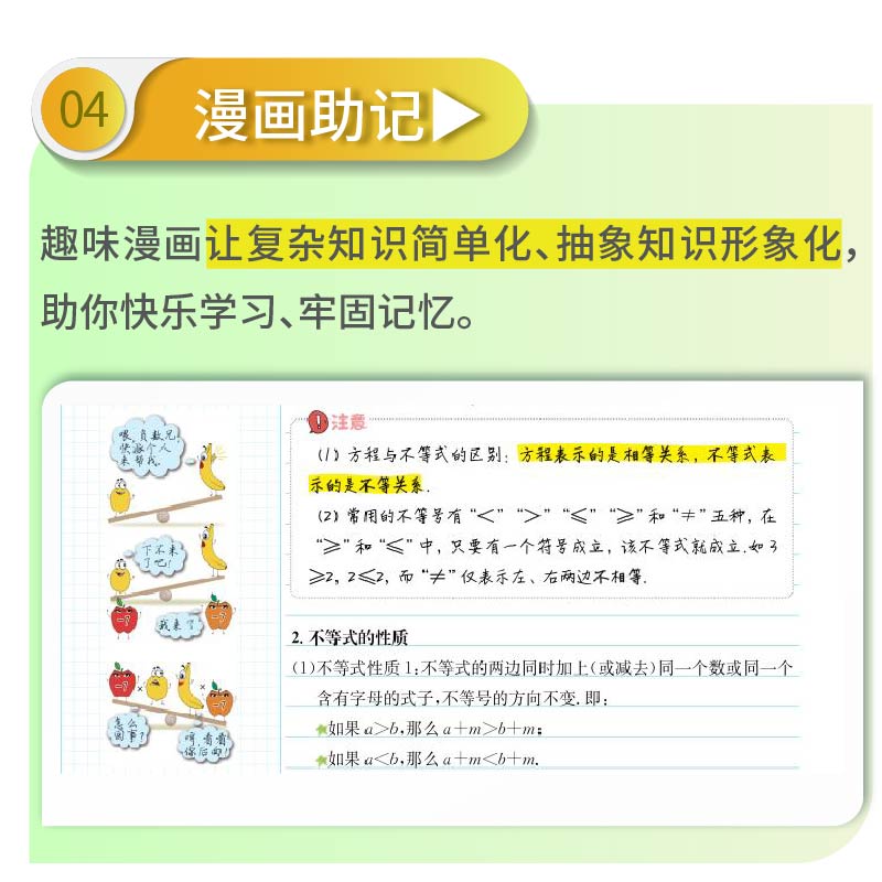 上海学霸笔记初中数学六年级数学知识点钟书金牌教辅沪教版七年级八年级九年级初中教辅中学生中考复习上海初中学霸笔记-图1