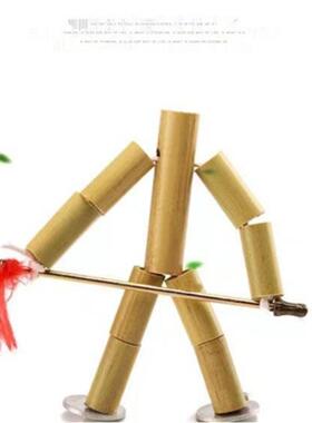 六年级竹节人对战玩具小学生高级版材料包武器手工双人pk对战桌子