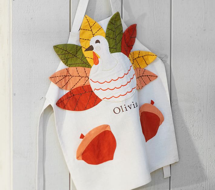 Pure cotton patch embroidery children's baking handmade bib