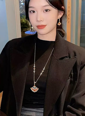 欧美奢华新娘晚宴项链毛衣链