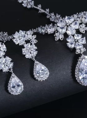 轻奢夸张2025新款晚礼服项链配饰