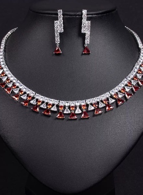 2025新款新娘项链套主婚纱晚礼服