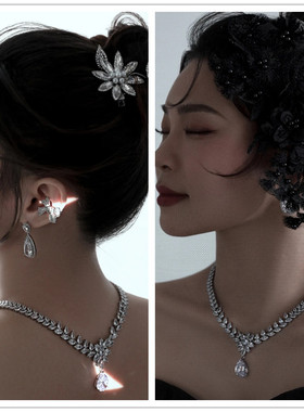 新娘晚礼服主婚纱配饰项链