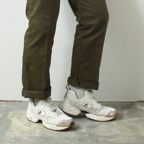 Reebok/锐步 INSTAPUMP FURY 女子经典复古运动休闲增高老爹鞋 - 图0