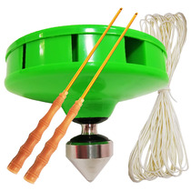 Smooth and steel pointed single head 5-axis empty bamboo steel small head section high bar upper bowl Toto 135 shake bell 12 loud adult gym shake