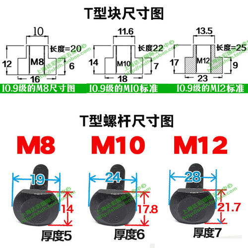 加硬小压板压规三角垫块组合雕刻机压板CNC加工中心夹具M8M10M12 - 图2