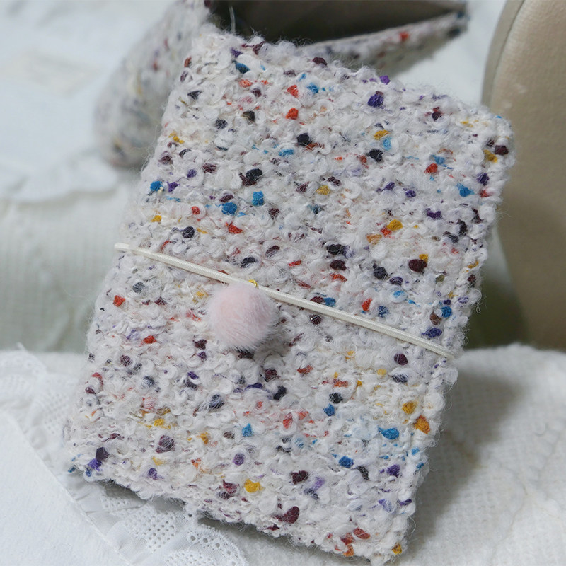 躲在耳里|限量毛呢活页|俏皮可爱甜美糖果色氛围重工手帐本m5a7,淘宝优惠券,粉丝福利购,淘宝优惠卷