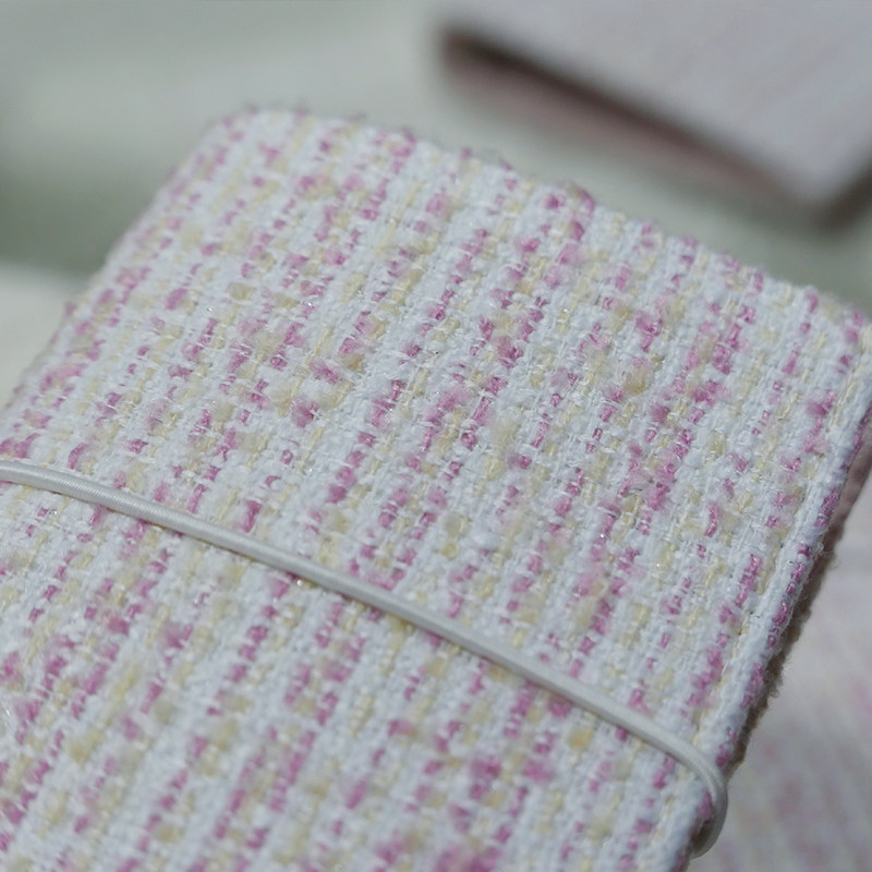 躲在耳里|限量毛呢活页|清新粉紫色条纹精致氛围重工手帐本m5a7,淘宝优惠券,粉丝福利购,淘宝优惠卷