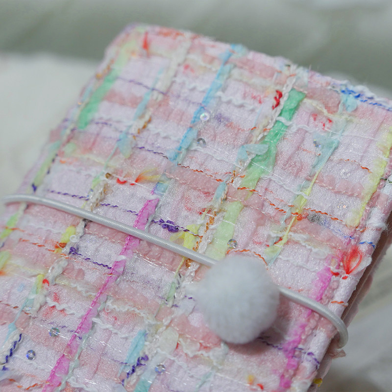 躲在耳里|限量毛呢活页|糖果色多巴胺可爱精致氛围重工手帐本m5a7,淘宝优惠券,粉丝福利购,淘宝优惠卷