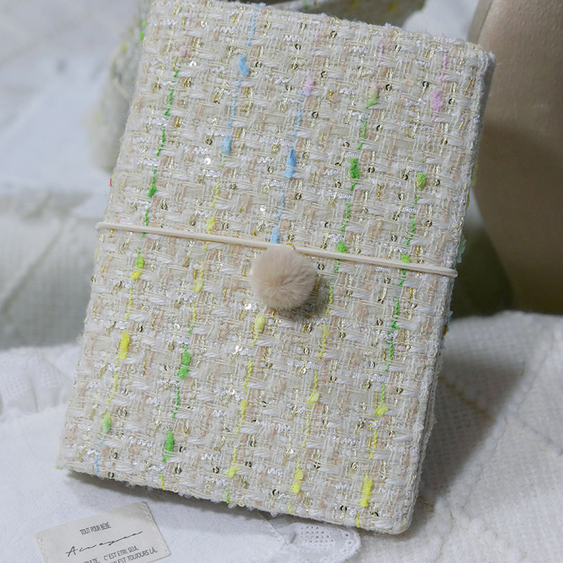 躲在耳里|限量毛呢活页|编织小香风甜美糖果色氛围重工手帐本m5a7,淘宝优惠券,粉丝福利购,淘宝优惠卷