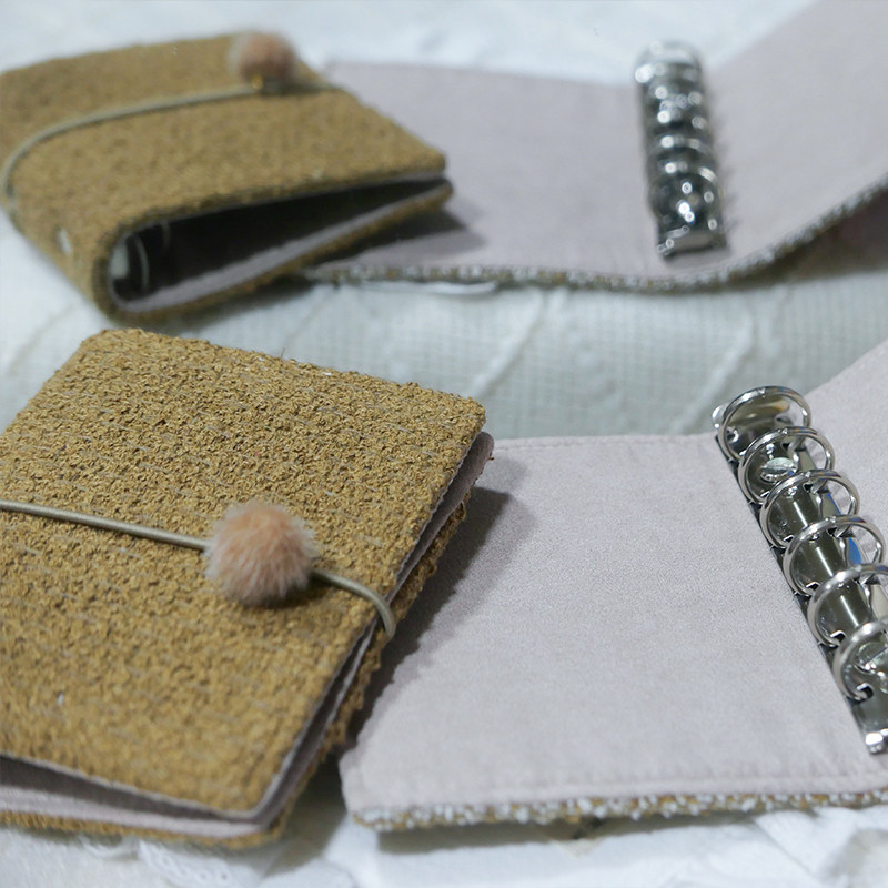 躲在耳里|限量毛呢活页|棉麻感精致编织感简约氛围重工手帐本m5a7,淘宝优惠券,粉丝福利购,淘宝优惠卷
