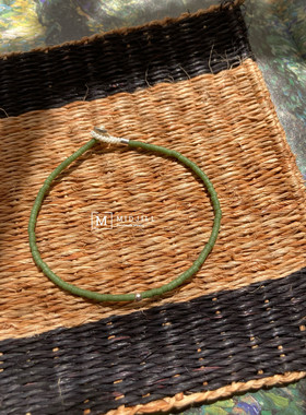 midjill原创日系urban绿色细手链