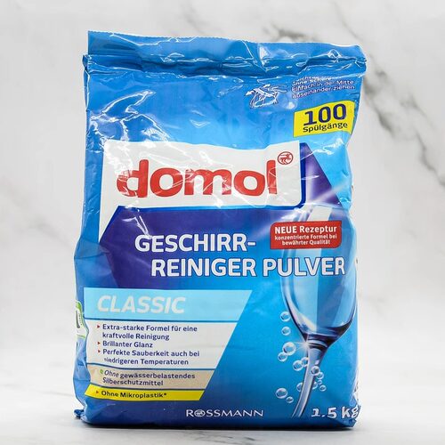 德国进口Domol粉机15洗碗机用洗涤剂洗碗机洗碗粉domol碗洗凝珠 - 图1
