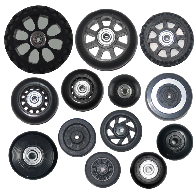 行李箱万向轮皮箱轱辘配件拉杆箱维修替换牛筋脚轮圈静音通用轮子 - 图3