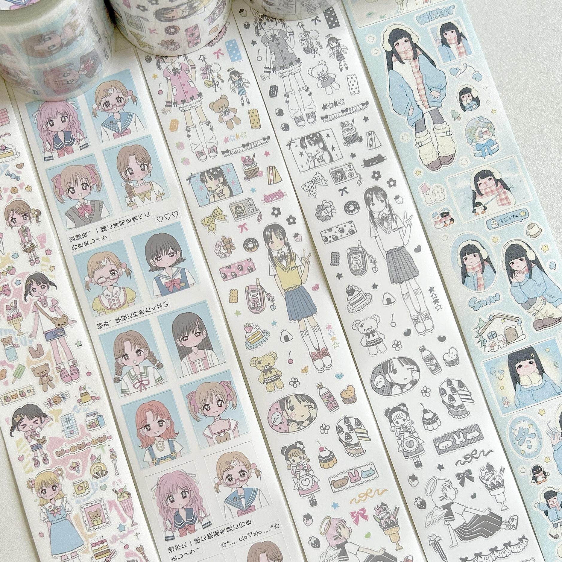 北北村贴纸卷分装合集1月新品古早番茄人物可爱建模动物小清新,淘宝优惠券,粉丝福利购,淘宝优惠卷