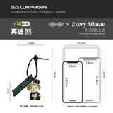 Китайский дизайнерский брелок, трендовая подвеска, декор подходит для мужчин и женщин, китайский стиль, панда