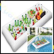 Picnic party inflatable water bar Bench Challah Pan Ice Bar Drink Floating Bed Cup Tobeach Float