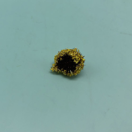 手工DIY向日葵花心太阳花叶花托黄粉植绒毛芯绣球叶向日葵配件 - 图3