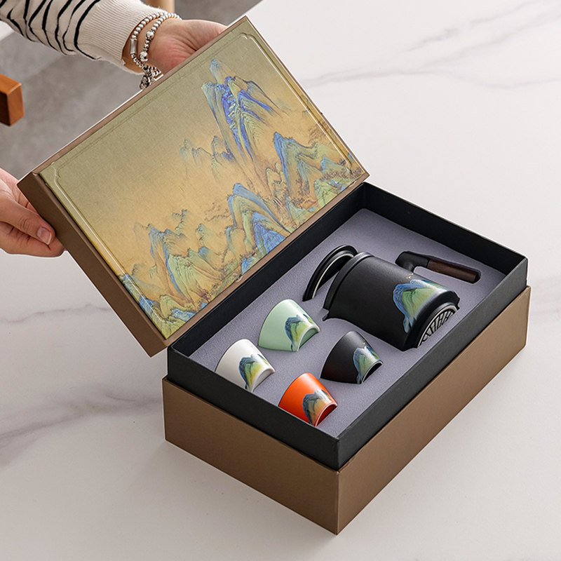 便携式旅行茶具快客杯户外露营喝茶装备功夫泡茶壶企业伴手礼定制,淘宝优惠券,粉丝福利购,淘宝优惠卷