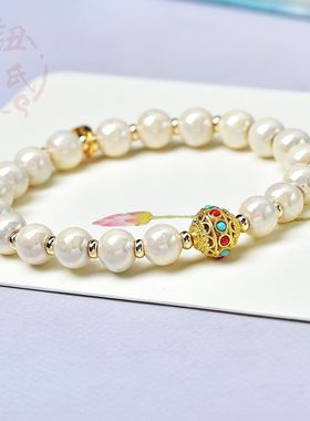 北京香灰琉璃手串手链