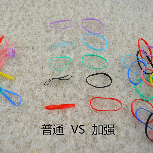 300根次性小皮筋宝宝发圈 TPU彩色发圈强拉不断加强耐用 - 图3