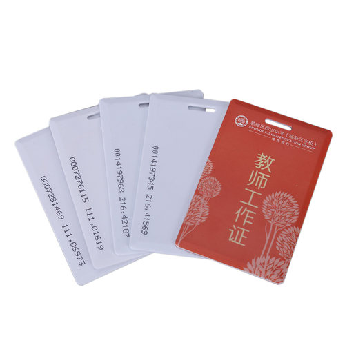 ID白卡考勤卡门禁卡（100张/盒）小区业主卡复旦IC芯片印刷定制 - 图3