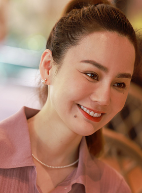 muer沐耳天然淡水珍珠锁骨链