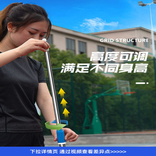 羽毛球网架便携式简易折叠标准比赛家用移动网柱室内外排球网支架 - 图2