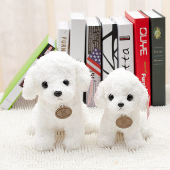 Simulation Teddy Plush Toy Doll Cute Seaweed Fur Puppy Rag Doll ຂອງຂວັນວັນເກີດຂອງເດັກນ້ອຍ