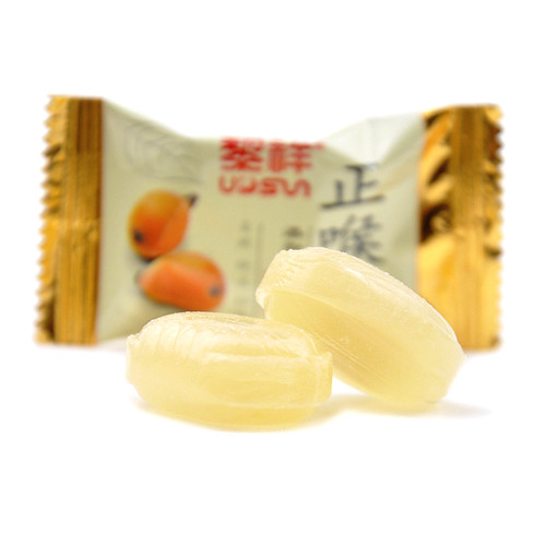 黎祥正喉糖清凉润喉糖夹心型硬糖果甘草味薄荷糖散装500g - 图0