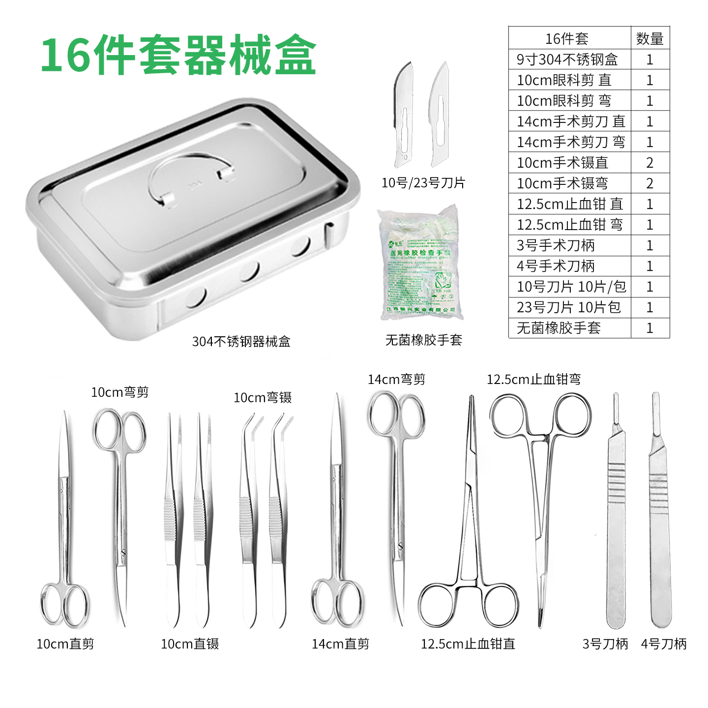 小鼠解剖器械套装大鼠小鼠手术器械包小动物实验器械器材工具包,淘宝优惠券,粉丝福利购,淘宝优惠卷
