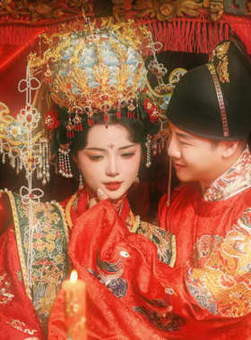 明制婚嫁新娘头饰古装
