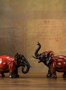 陶瓷摆件招财高端吸水运财