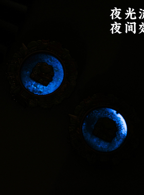 有福之州夜光流沙旋转金属冰箱贴