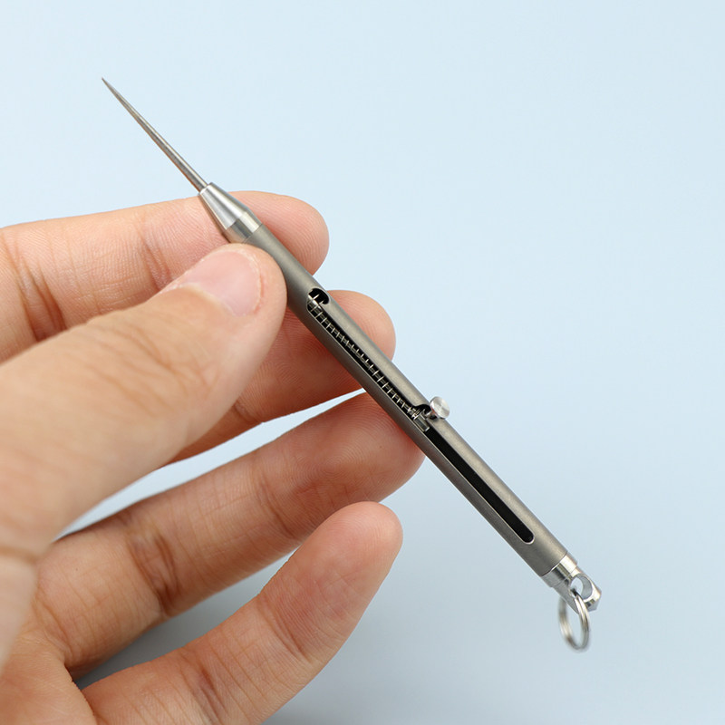 钛合金两档弹簧牙签个人户外随身便携清洁小工具多功能水果签牙针,淘宝优惠券,粉丝福利购,淘宝优惠卷