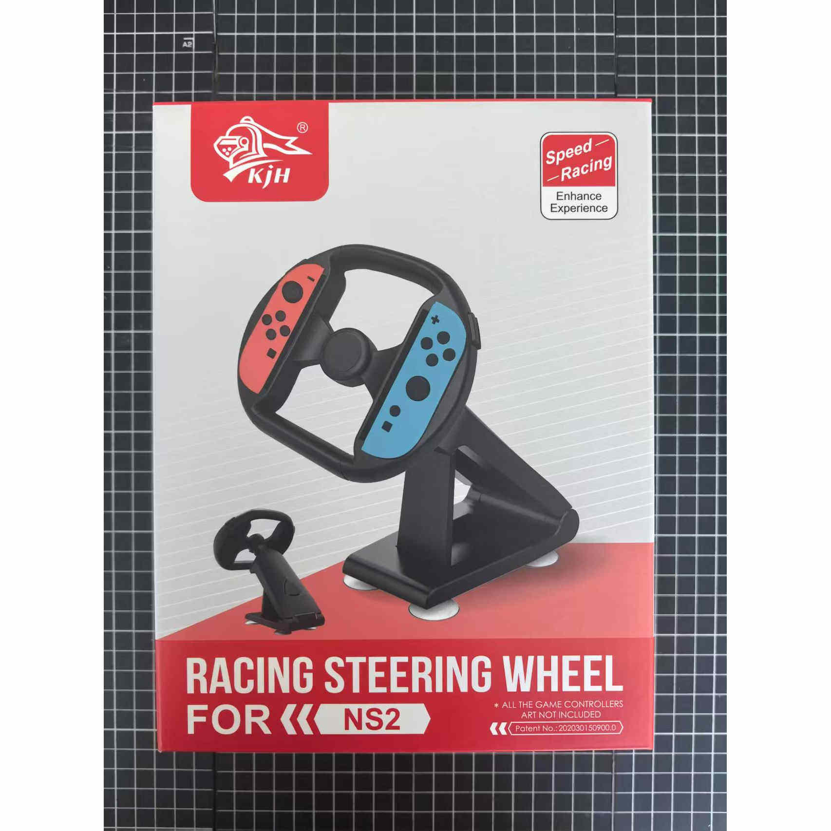 Switch2 racing steering wheel JoyCon small handle steering wheel NS2 game steering wheel bracket